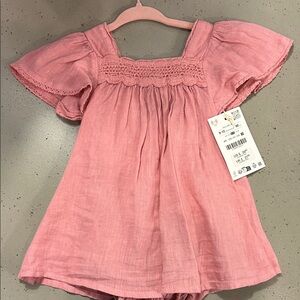 Zara Pink Kids Casual Dress